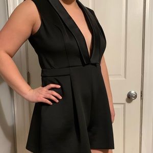ASOS Black Tuxedo Romper